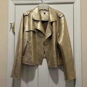 Metallic Moto Jacket